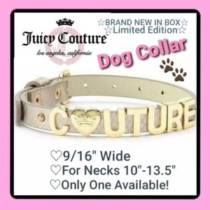 NEW 👑Juicy Couture DOG/CAT COLLAR🐾